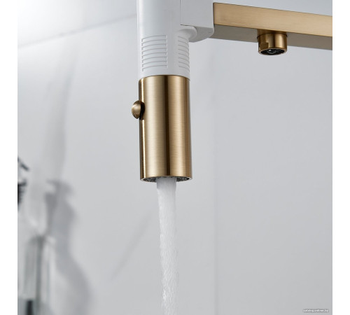 Смеситель Rose R958G золотой сатин