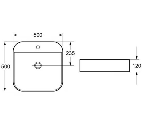 Умывальник Cezares CZR-LFT-50-LVB