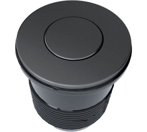 Пневматическая кнопка Paulmark PM032-GM черный/вороненая сталь