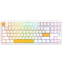 Клавиатура Ajazz AK870 V2 желтый/белый, Ajazz Daydream