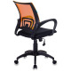 Кресло Бюрократ CH-695N/OR/TW-11 черный/оранжевый