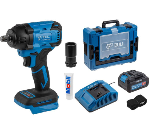 Гайковерт Bull SC 1804 Xcase XLTpro с 1-им АКБ, кейс