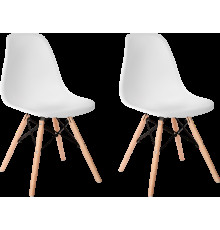 Стул Mio Tesoro Бари SC-001 2 шт, белый/дерево