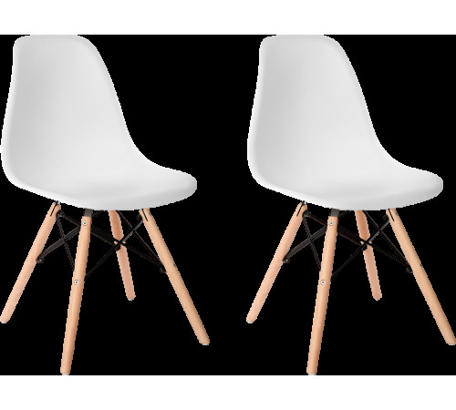 Стул Mio Tesoro Бари SC-001 2 шт, белый/дерево