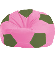 Кресло-мешок Flagman Мяч Стандарт М1.1-198 розовый/оливковый