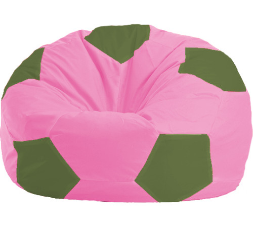 Кресло-мешок Flagman Мяч Стандарт М1.1-198 розовый/оливковый