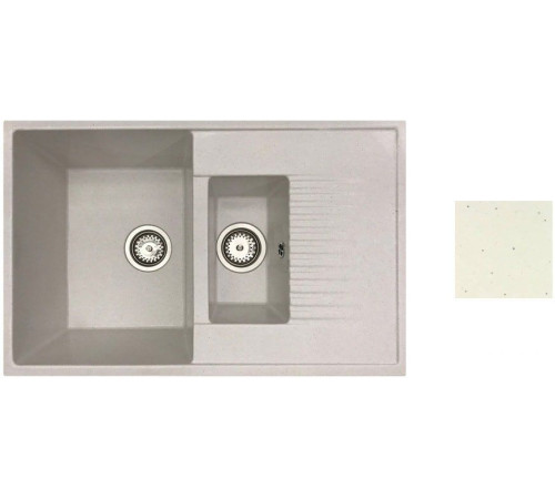 Кухонная мойка БелЭворс Forma L белый, без сифона