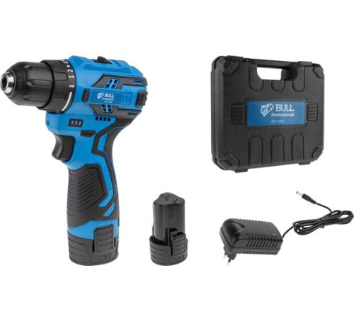 Дрель-шуруповерт Bull SR 1203 с 2-мя АКБ, кейс