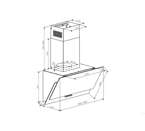 Кухонная вытяжка Making Oasis Everywhere NC-60I