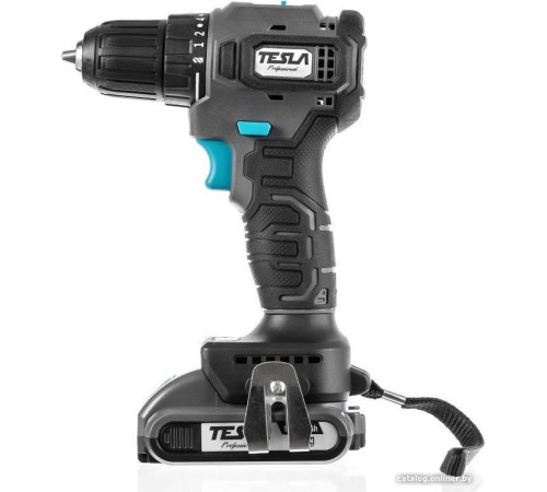 Дрель-шуруповерт Tesla TCD12BL 834528 с 2-мя АКБ, кейс