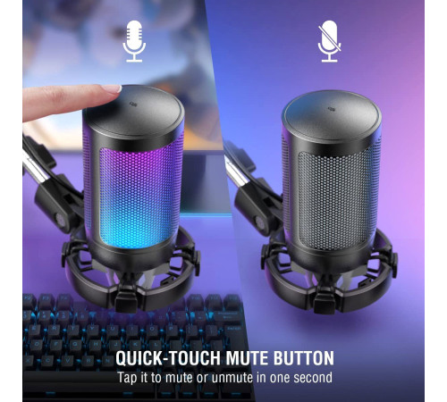 Проводной микрофон FIFINE A6T черный