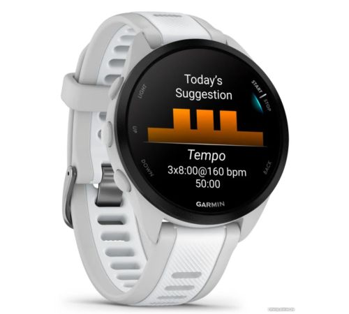 Умные часы Garmin Forerunner 165 туманно-серый/белый камень