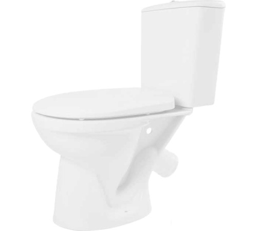 Унитаз напольный Керамин Рива белый, бачок, сиденье полипропилен, 2-режимный слив