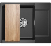 Кухонная мойка Granula ES-6202 шварц