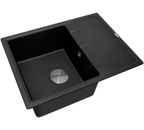 Кухонная мойка ZorG Rock 65 Premium black metallic