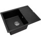 Кухонная мойка ZorG Rock 65 Premium black metallic