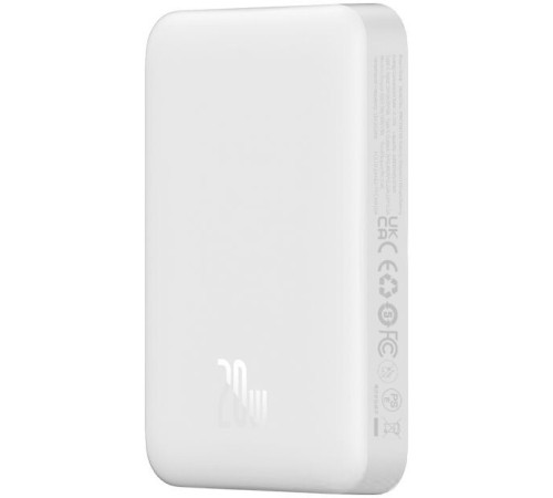 Внешний аккумулятор Baseus Magnetic Mini Air Wireless Fast Charge Power Bank 20W 10000mAh белый