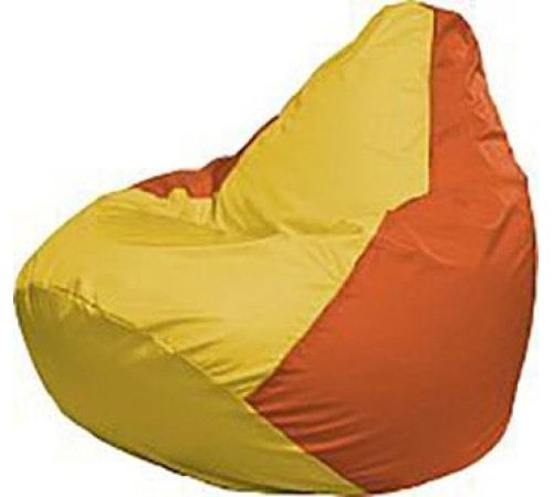 Кресло-мешок Flagman Груша Медиум Г1.1-258 жёлтый/оранжевый