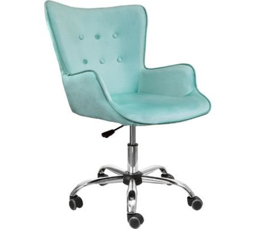 Офисное кресло AksHome Bella велюр мятный