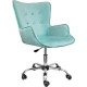 Офисное кресло AksHome Bella велюр мятный