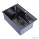 Кухонная мойка Mixline 547238 черный графит, 3 мм