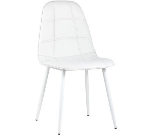 Стул Stool Group Oliver экокожа белый/белые ножки