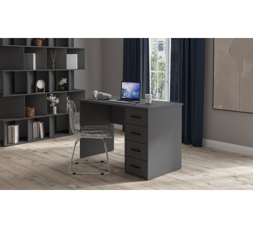 Стол Интерлиния Skill-07 антрацит/антрацит