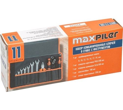 Универсальный набор инструментов MaxPiler MXT-11-SB 11 предметов