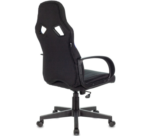 Кресло Zombie RUNNER черный/синий