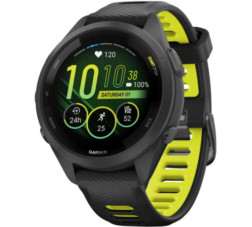 Умные часы Garmin Forerunner 265S черный/желтый