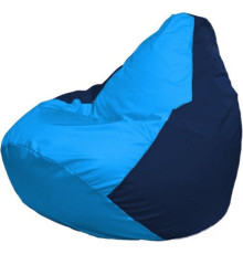 Кресло-мешок Flagman Груша Макси Г2.1-272 синий темный/голубой