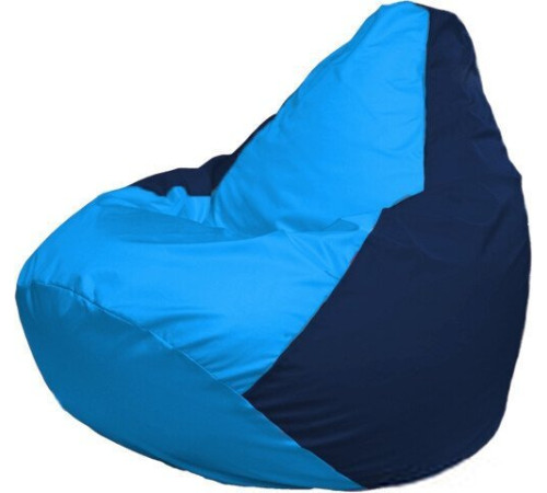 Кресло-мешок Flagman Груша Макси Г2.1-272 синий темный/голубой