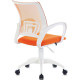 Кресло Brabix Fly MG-396W белый/оранжевый