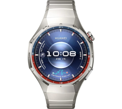 Умные часы Huawei Watch GT 6 Pro 46 мм серебристый, с серебристым браслетом, международная версия