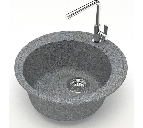 Кухонная мойка MARRBAXX Карельский камень модель 6/Q8 серый/темно-серый