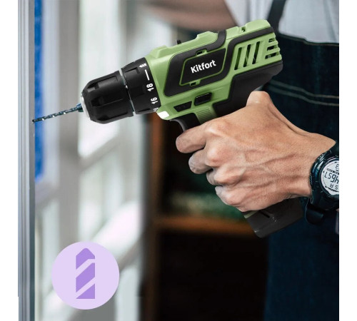 Дрель-шуруповерт Kitfort KT-6494 с 1-им АКБ