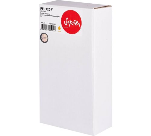 Картридж Sakura Printing SI2893C001 аналог Canon PFI-320 Y