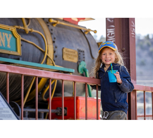 Многоразовый стакан Klean Kanteen Kid Cup Straw Lid 296мл hawaiian ocean