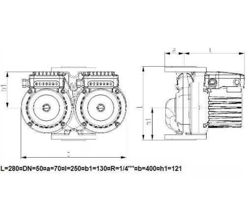 Циркуляционный насос IMP Pumps GHNDbasic II 50-190F