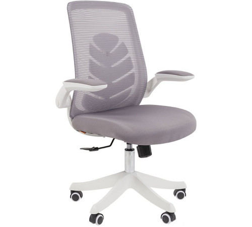 Офисное кресло CHAIRMAN CH565 белый пластик/серый