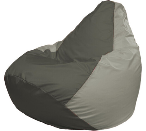Кресло-мешок Flagman Груша Макси Г2.1-366 серый/серый темный