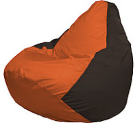 Кресло-мешок Flagman Груша Супер Мега 4XL Г5.1-218 оранжевый/коричневый