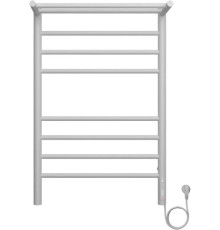 Полотенцесушитель TERMINUS Аврора П8 500х800 с полкой quick touch RAL 9003 матовый белый