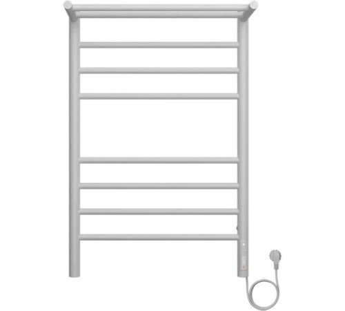 Полотенцесушитель TERMINUS Аврора П8 500х800 с полкой quick touch RAL 9003 матовый белый