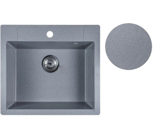 Кухонная мойка Marblan Cubi серебристый