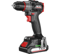 Дрель-шуруповерт TEH TDBL420-2B с 2-мя АКБ, кейс