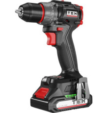 Дрель-шуруповерт TEH TDBL420-2B с 2-мя АКБ, кейс