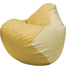 Кресло-мешок Flagman Груша Макси Г2.3-0810 охра/светло-бежевый