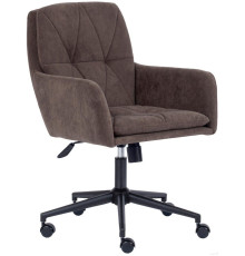 Офисное кресло TetChair Garda флок, коричневый