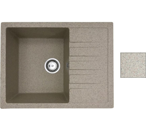 Кухонная мойка БелЭворс Vega L темно-бежевый, без сифона